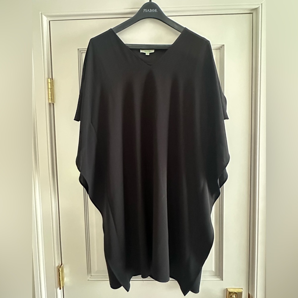 Jade Black Dolman Sleeve Oversized Tunic